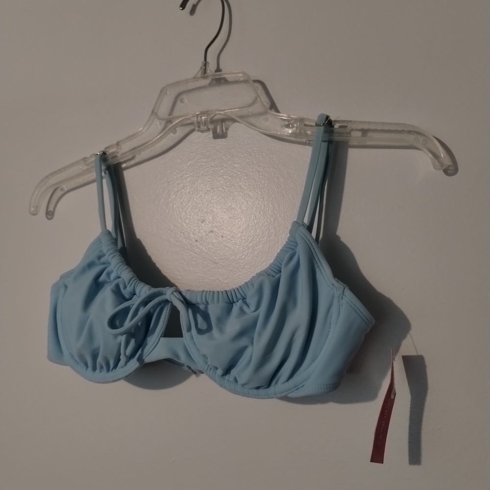 Xhilaration Light Blue Bathing Suit Top